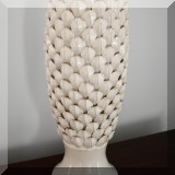 P16. Tall pottery vase. 